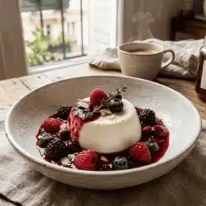 panna_cotta_lait_amande_coulis_fruits_rouges